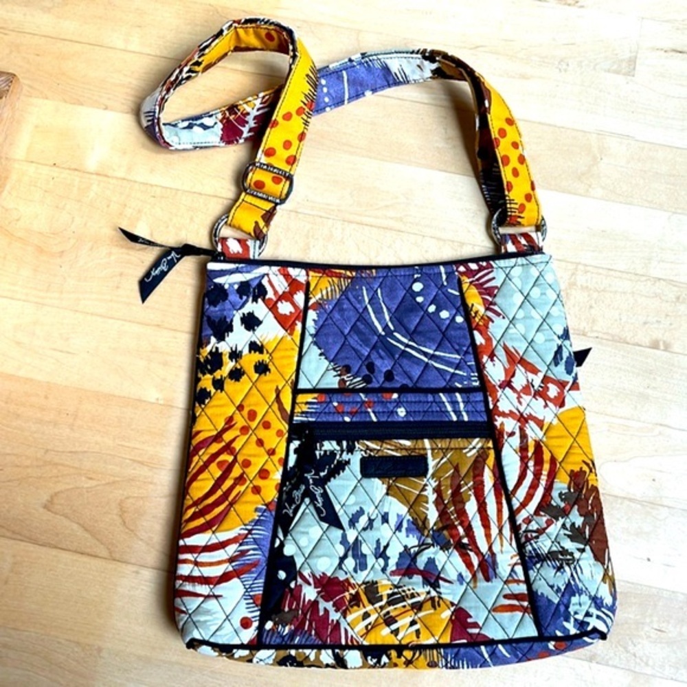Vera Bradley Painted Feathers Crossbody Bag